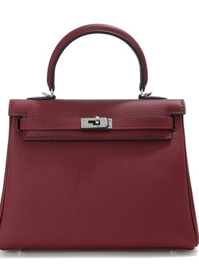 togo头层牛皮凯丽包感轻奢真皮女包凯利包单肩斜挎包手提包包