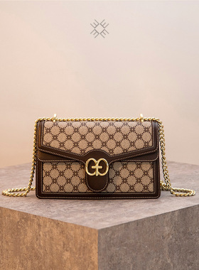 香港品牌女包包新款时尚经典百搭单肩斜挎包链条包酒神包
