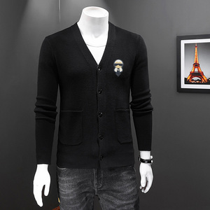 10726 P145 有4XL 常年做备有大货针织刺绣开衫外套毛衣外套开衫图片