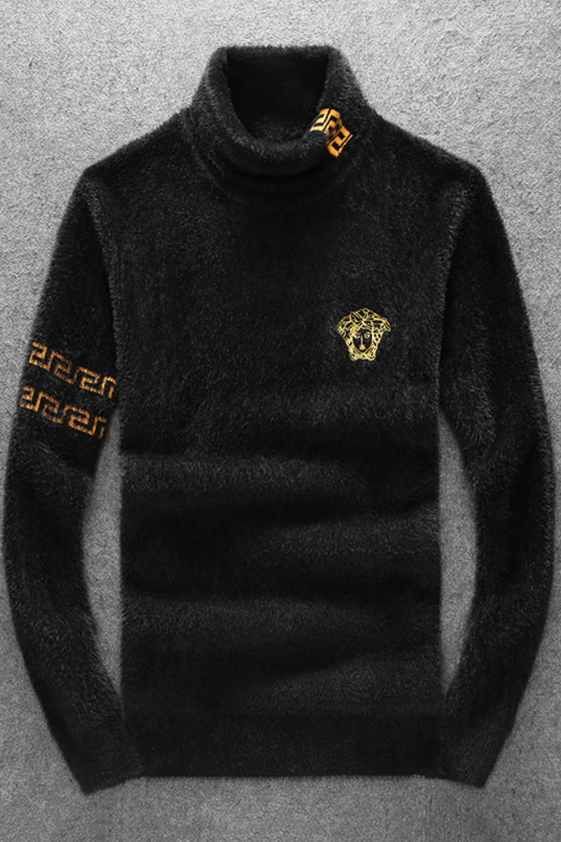 21809莉莉家主推大货水貂绒衫毛衣P135控188有4XL可穿210斤,男装针织衫/毛衣,电商D207