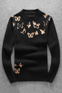 23322 莉莉家主推保暖羊毛衫针织衫 P135 控198 有4XL 可穿210斤图片