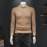 23008P135秋冬长袖羊毛衫毛衣针织衫套头打底衫，男装针织衫/毛衣，电商D207