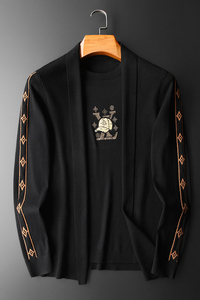 22052 莉莉家假两件羊毛衫开衫外套 P185 有4XL 可穿210图片