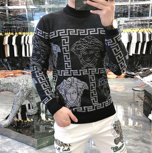 72003 P135 长期款秋冬长袖羊毛衫毛衣针织衫套头打底衫图片
