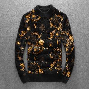 21807 莉莉家主推大货水貂绒衫毛衣 P135 控188 有4XL 可穿210斤图片