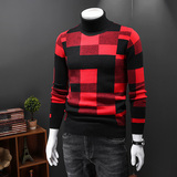 2808P135长期款秋冬长袖羊毛衫毛衣针织衫套头打底衫，男装针织衫/毛衣，电商D207