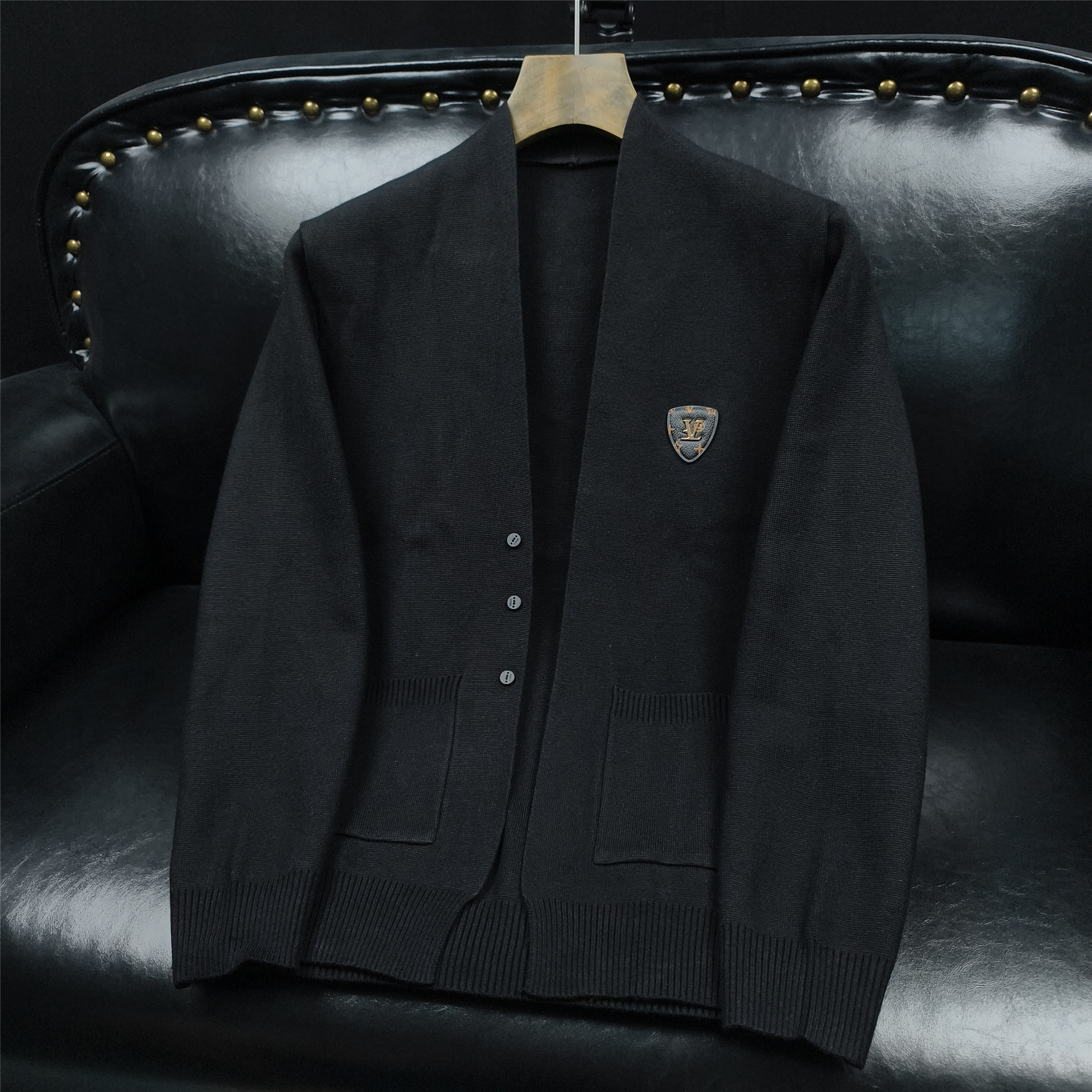 F265P108主推长期款秋冬针织开衫针织外套刺绣开衫外套毛衣,男装针织衫/毛衣,电商D207