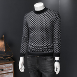 23008P135秋冬长袖羊毛衫毛衣针织衫套头打底衫，男装针织衫/毛衣，电商D207