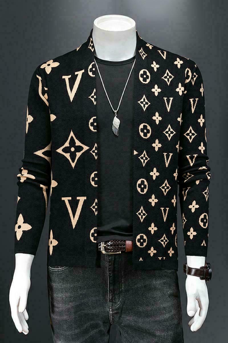 21026莉莉家主推大货开衫毛衣外套P145控198有4XL可穿210斤,男装针织衫/毛衣,电商D207