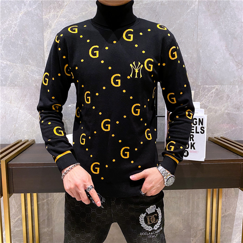 2065莉莉家备有大货秋冬毛衣P135控188有4XL可穿210斤,男装针织衫/毛衣,电商D207