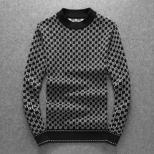 23008 P135 秋冬长袖羊毛衫毛衣针织衫套头打底衫，男装针织衫/毛衣，电商D207