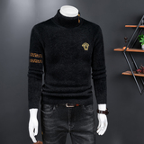 21809P135常年做不断货水貂绒毛衣加厚保暖打底针织衫，男装针织衫/毛衣，电商D207