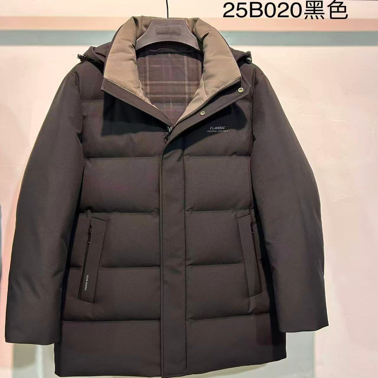 凯慕狮4020款男士休闲羽绒服