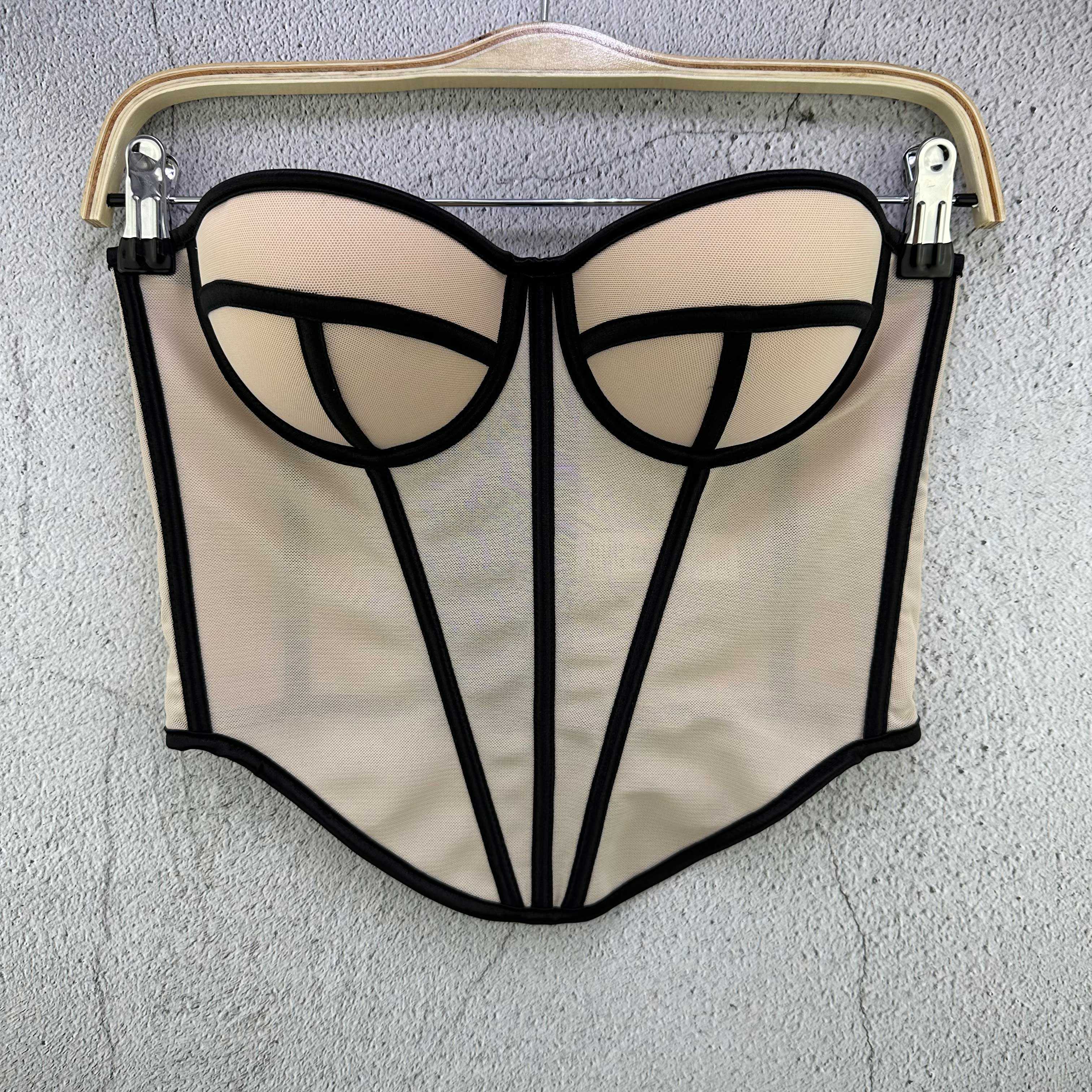 透气胸杯热卖新品鱼骨上衣欧美风