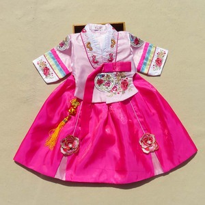 清仓特价大长今夏季款女童服装传统朝鲜族演出服民族棉服韩服儿童