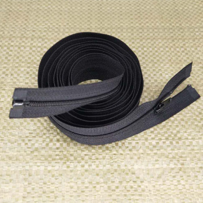 180cm超长5/3号黑色内胆尼龙拉链