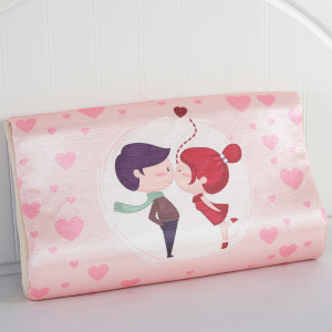 乳胶枕头套夏季记忆枕套成人凉席儿童橡胶枕冰丝枕套60x40 50x30