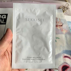 雪肌精逸透纯净化妆水面膜16ml单片面膜贴 保湿温和到2026年6月