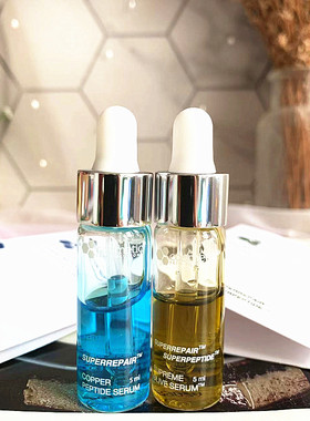 玻璃瓶！美国CSS希妍萃色修精华液积雪草精华5ml蓝铜胜肽淡化痘印