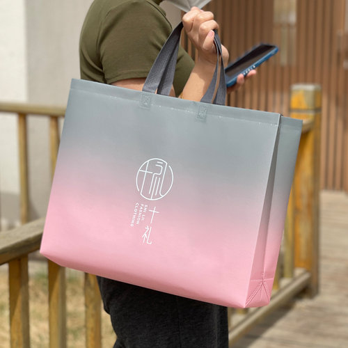特厚无纺布袋定做logo服装手提袋