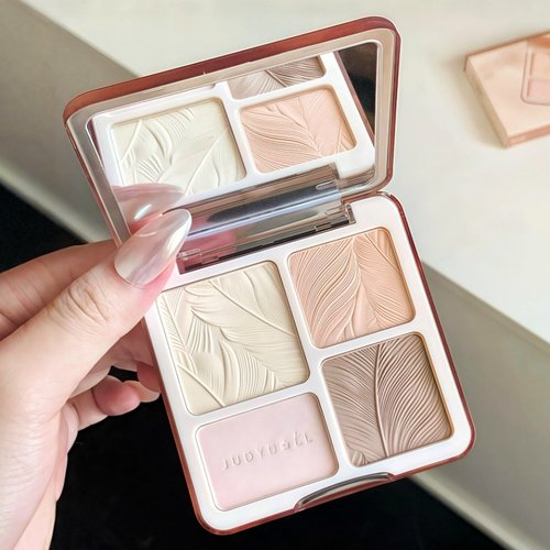 自带遮瑕粉！judydoll橘朵高光修容一体盘新色05羽光盘遮黑眼圈