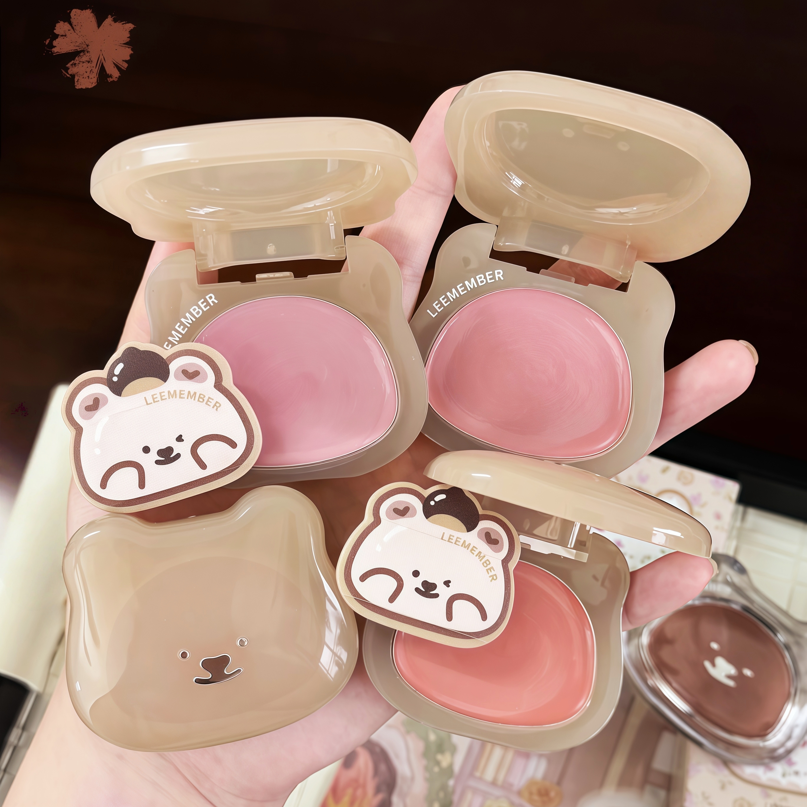 超好用！荔萌水光腮红膏自然膨胀色日常杏色收缩裸色2025新款爆款