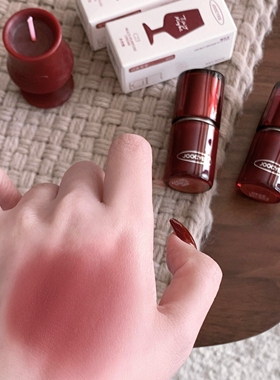 圣诞红酒棕~joocyee酵色正好微醺多用霜腮红唇釉口红固体唇蜜1990