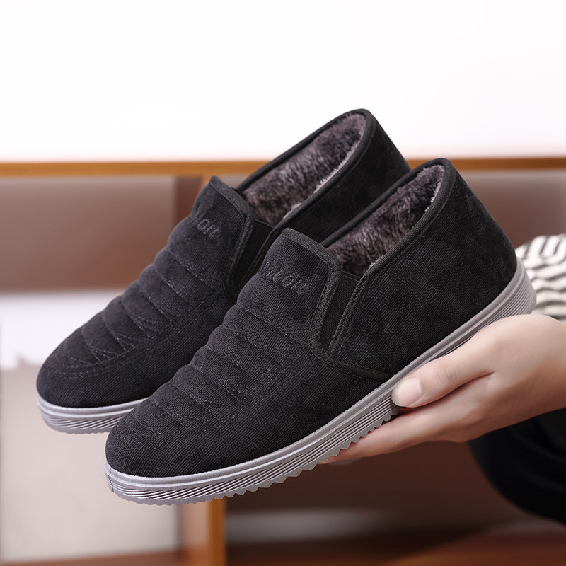 老北京布鞋男士冬季加绒布鞋男休闲鞋保暖加棉开车鞋软底鞋子男,流行男鞋,休闲板鞋,淘宝优惠券,粉丝福利购,淘宝优惠卷