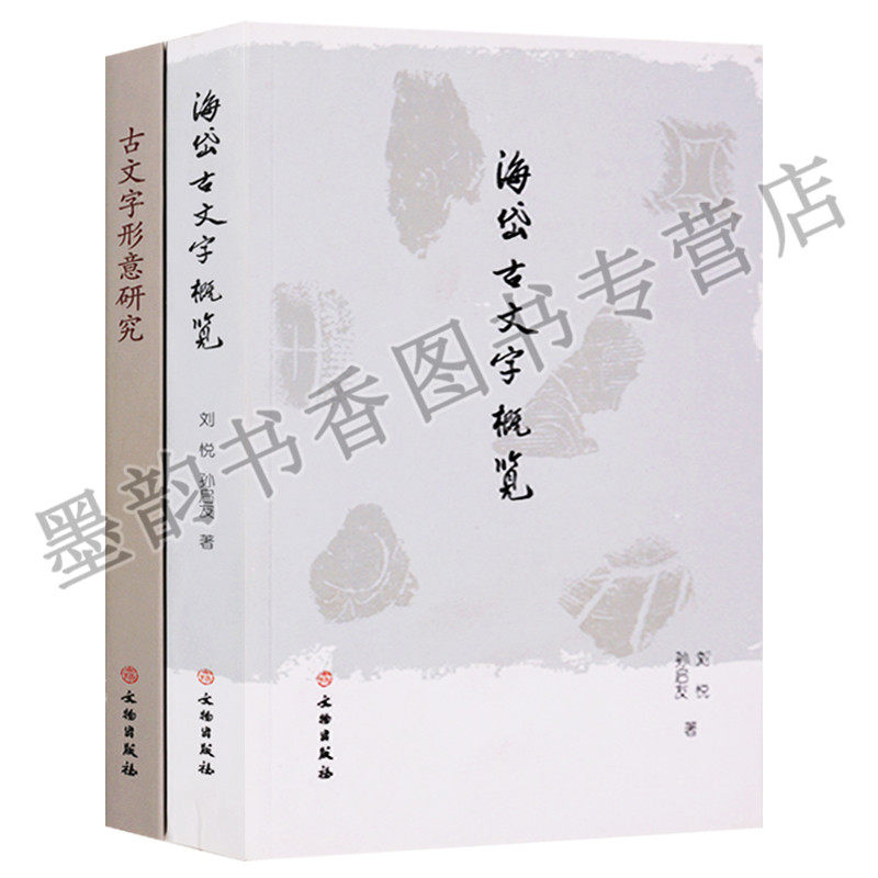 正版 汉字文化丛书（共2册）古文字形意研究 海岱古文字概览 国光红 著（32开）汉字前朝古文字的考释 释古文风普及读物文物出版社