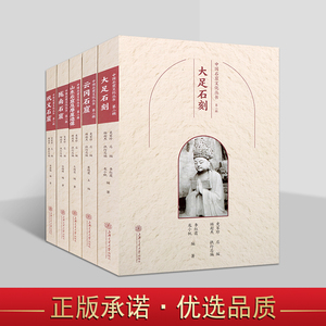 中国石窟文化丛书第二辑全套5册佛教古迹云冈石窟大足石刻陇南巩义石窟山东石窟摩崖造像艺术历史文化知识研究旅游手册书籍