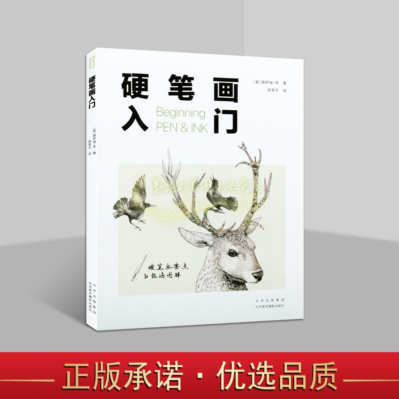 硬笔画入门(美)德萨瑞李著全译本铅笔钢笔画绘画技法用笔线条绘图透视实用练习黑白艺术新手入门基本技巧知识 北京美术摄影出版社