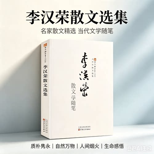 李汉荣散文选集李汉荣著16开本中国当代散文集新百花散文书当代卷初高中考试阅读目录教材中考高考现代文阅读材料百花文艺社正版书