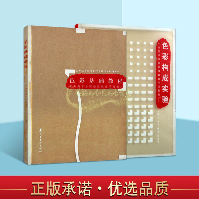 色彩基础教程+色彩构成实验全套2册中央美术学院学术教材美术绘画色彩入门教程怎么使用色彩设计师用书岭南美术出版社正版书