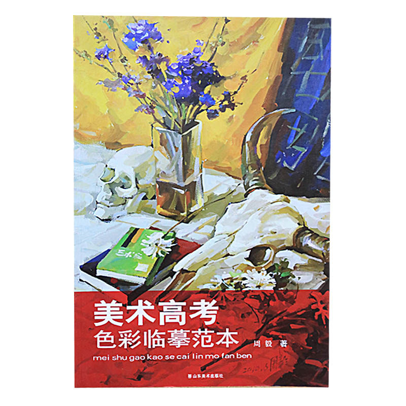 正版 美术高考色彩临摹范本 艺考色彩水粉临摹 水粉静物临摹色彩静物
