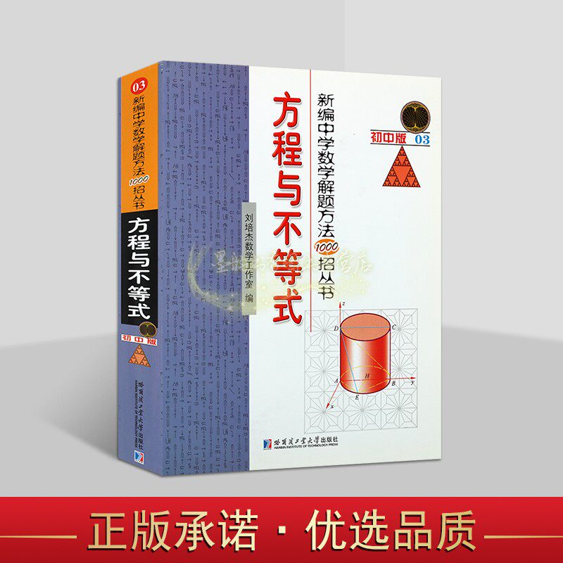 新编中学数学解题方法1000招丛书:方程与不等式(初中版)刘培杰数学工作室编初高中学生数学知识教学解题练习参考资料哈工大社