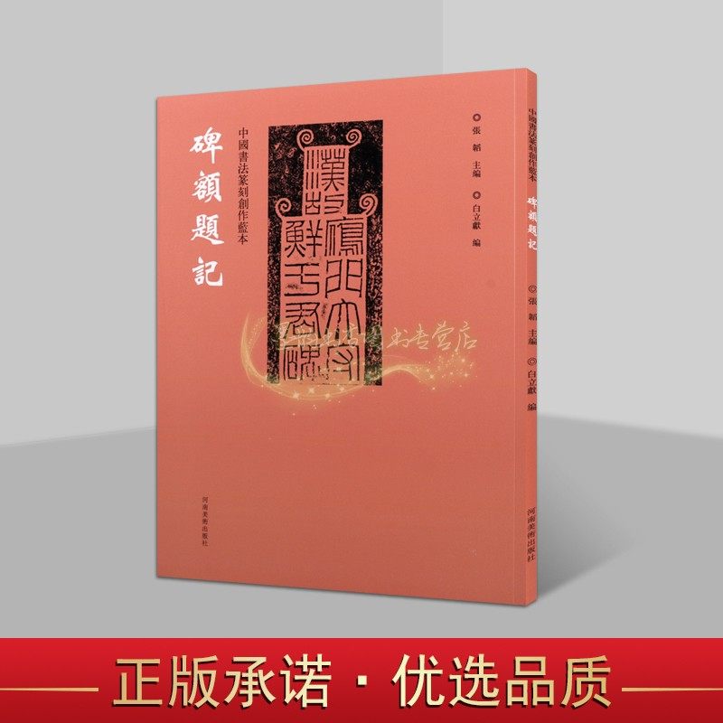 中国书法篆刻创作蓝本:碑额题记中国碑刻汇编汉字篆刻演变过程作品欣赏临摹参考资料河南美术出版社