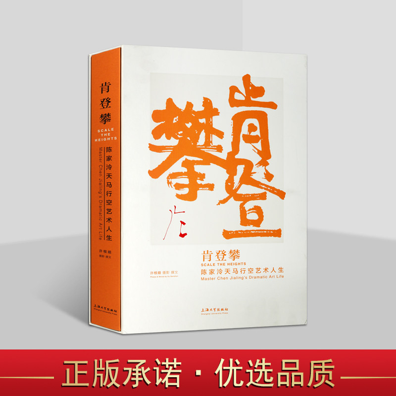 肯登攀-陈家冷天马行空 8开本 中国当代海派美术艺术家陈家泠摄影作品集 上海大学出版社