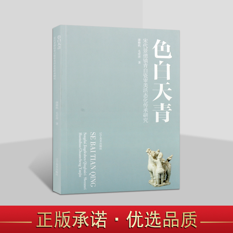 色白天青—宋代景德镇青白瓷审美活态化传承研究 康修机毛宏萍著中国古代宋朝景德镇瓷器白瓷青瓷考古历史研究 辽宁美术出版社书