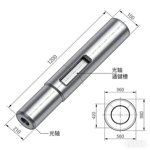 45镀铬轴带键槽轴杆加工轴键槽