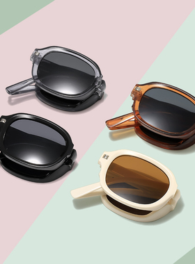 高级感可折叠墨镜超轻防晒