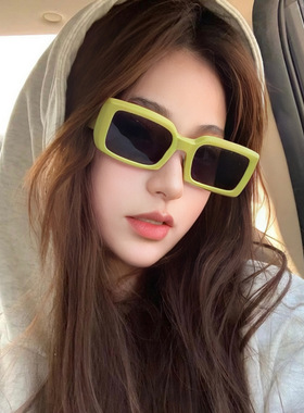 牛油果绿2024新款复古太阳镜