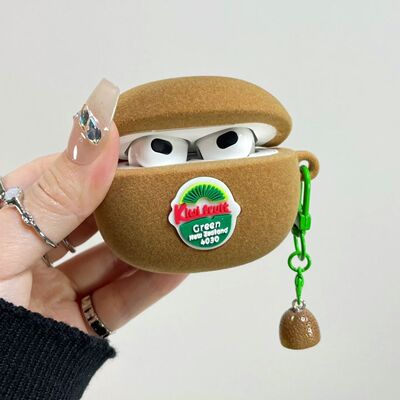 适用华强北七代/Air7/Air4/Air6代泥猴桃适用AirPodspro/Pro2耳机保护套AirPods新1/2/4代3耳机壳49*46