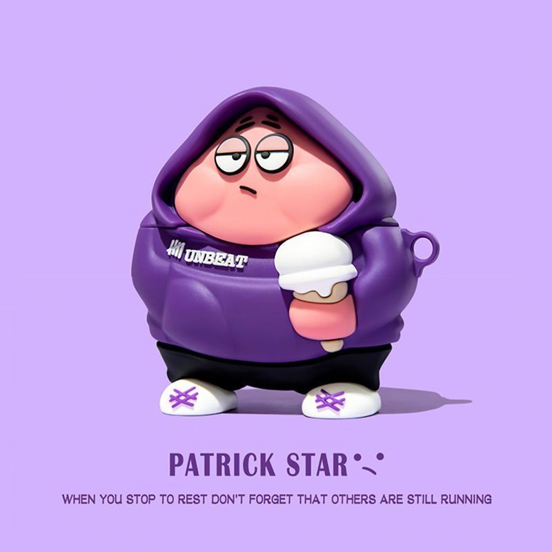 AirPods Pro3华强北七代/Air7/Air4/Air6卡通五代六代卫衣派大星适用于1/2代3代4代蓝牙耳机壳保护套Pro7