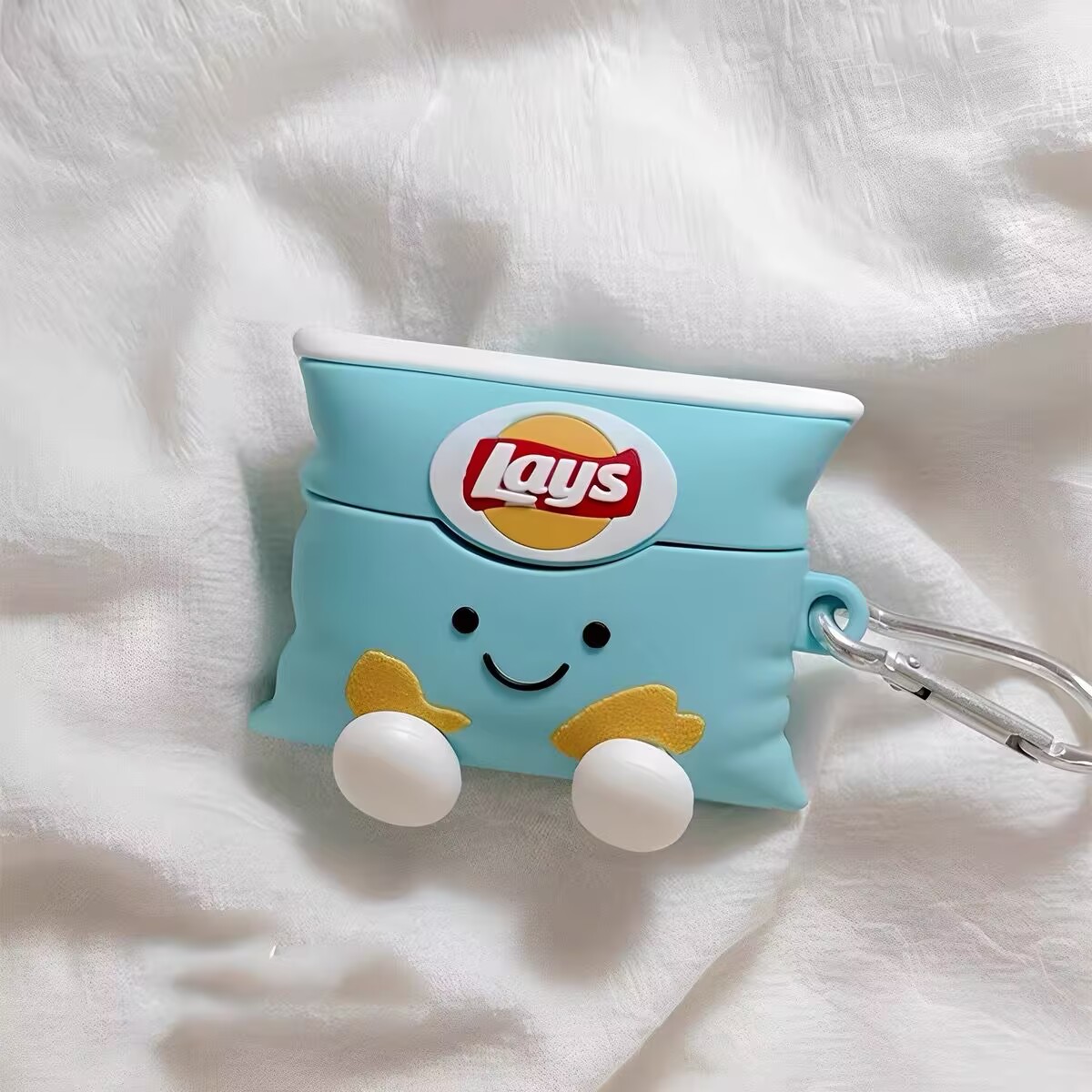 华强北七代/Air7/Air4/Air6/Air8代薯片小人49*46适用AirPodspro/Pro2耳机保护套AirPods新1/2/4代3耳机壳