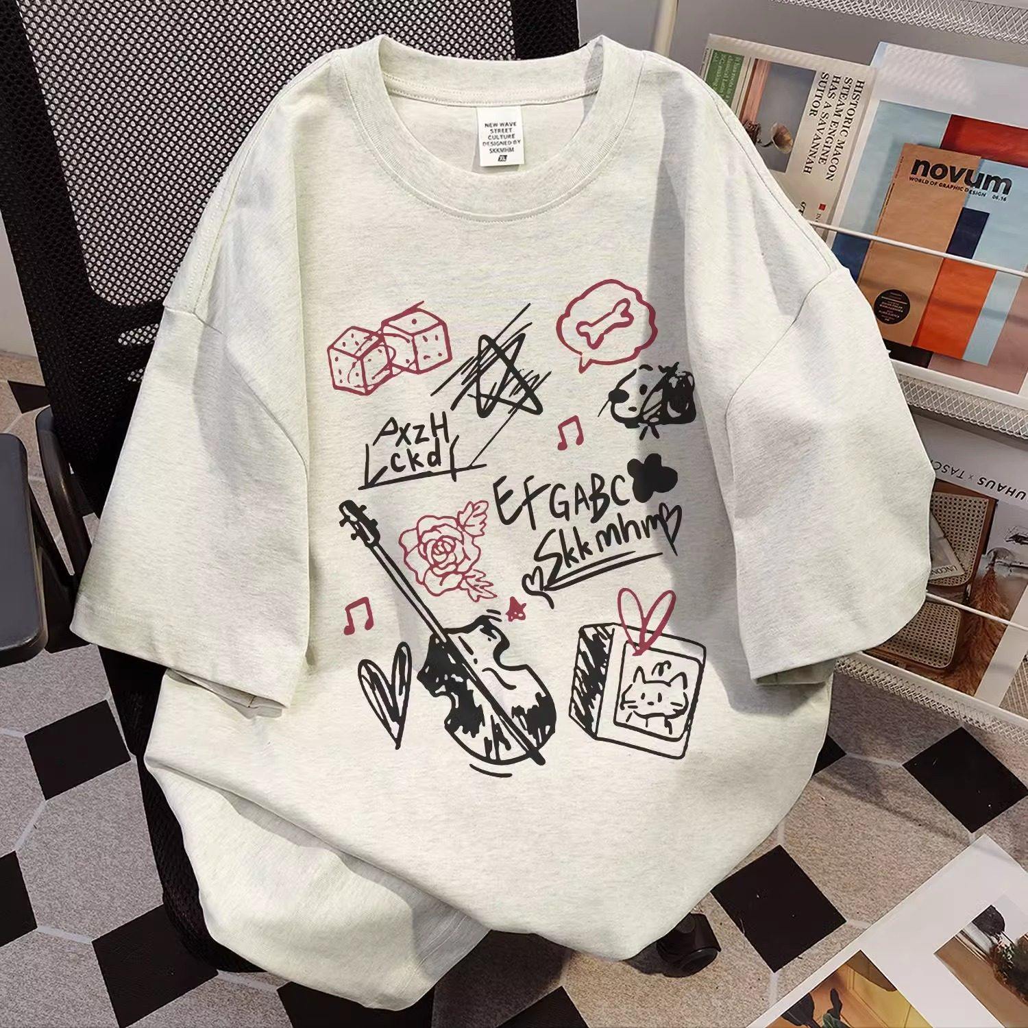 奥特莱斯~品牌专柜折扣春夏新款男女情侣百搭休闲印花短袖t恤上衣,男装,大码上装,淘宝优惠券,粉丝福利购,淘宝优惠卷