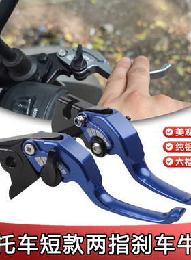 适用川崎小火神VULCANS650 VERSYS650异兽Z650RS短款两指刹车手把