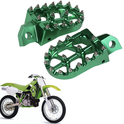适用于川崎KX250 KX500 KDX200 KDX250 越野摩托车CNC铝合金脚踏