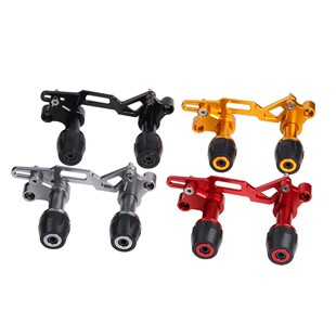 适用雅马哈NMAX155 XMAX300 NVX155改装护杠 保险杠 排气管防摔胶