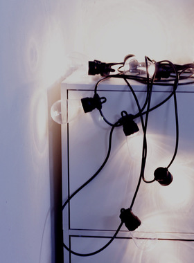 DC5V低压USB驱动节日装饰灯串户外IP65防水G50S14LED灯泡