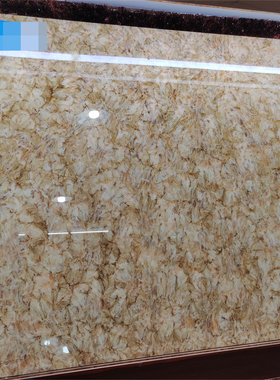 800亮光棕黄色爆米花微晶石瓷砖 客餐厅厨卫过道简约现代地砖室内